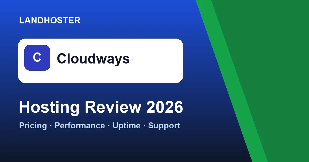 Cloudways review 2026 hosting pricing and performance