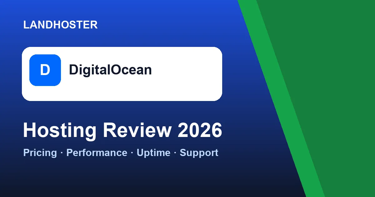 DigitalOcean review 2026 hosting pricing and performance