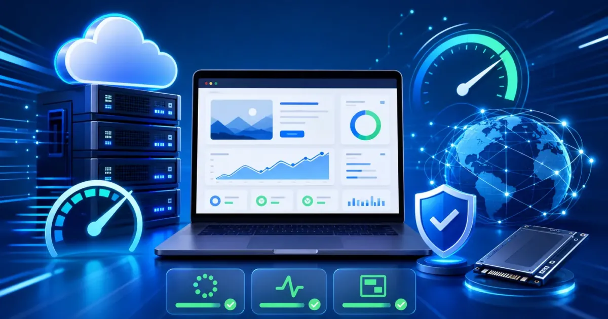 سرعة الموقع والاستضافة وتأثير الخادم على وقت التحميل